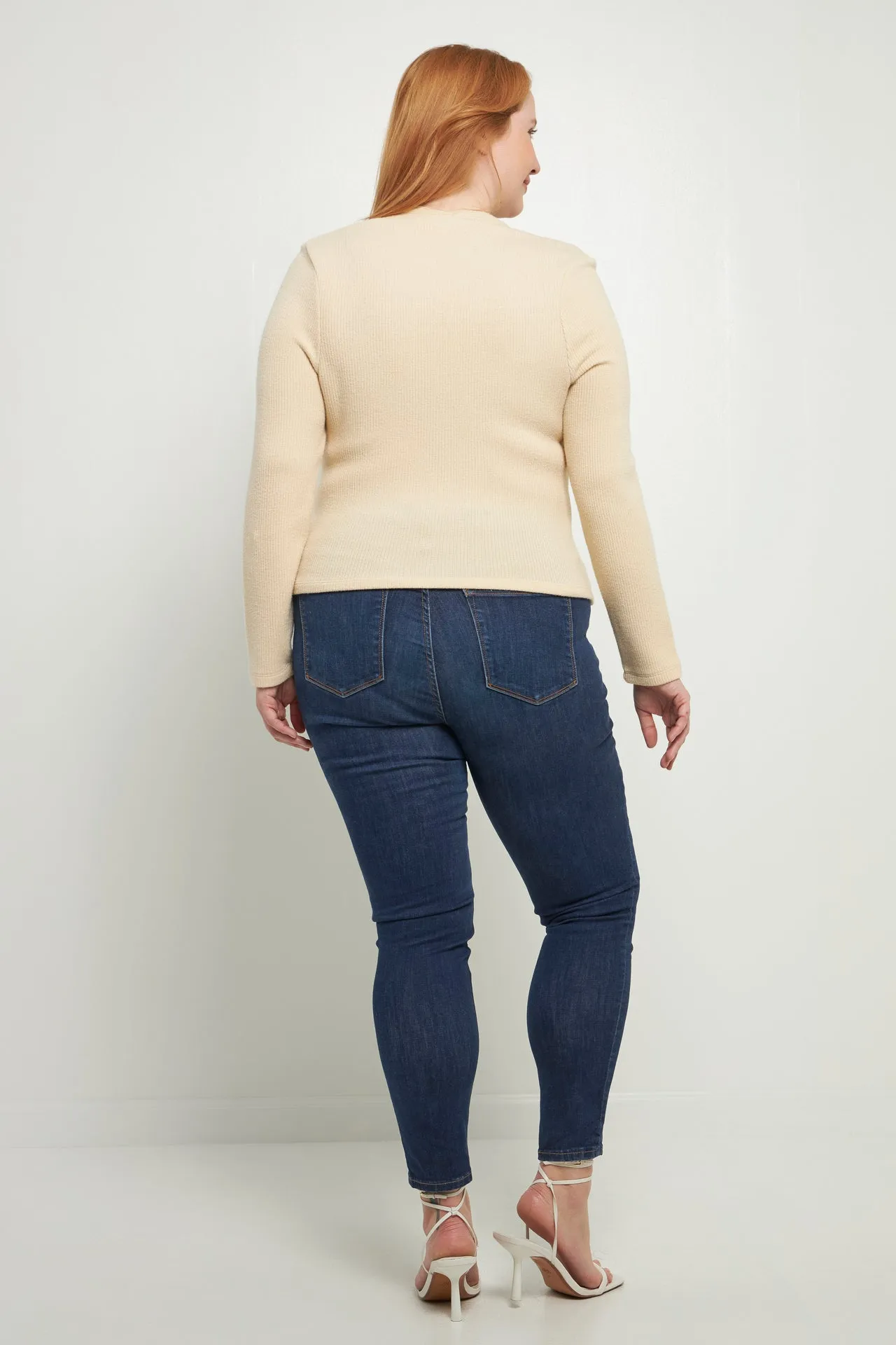 Ribbed Fitted Knit Top sold by Endless Rose product image thumbnail 4