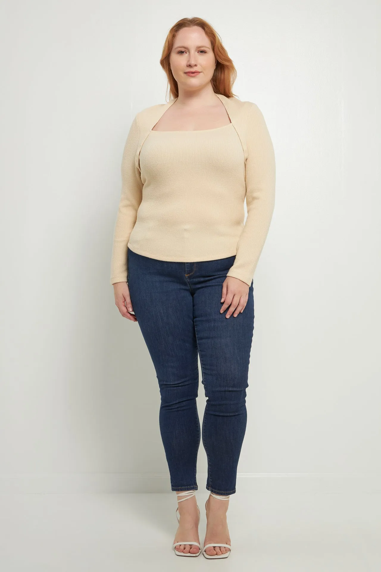 Ribbed Fitted Knit Top sold by Endless Rose