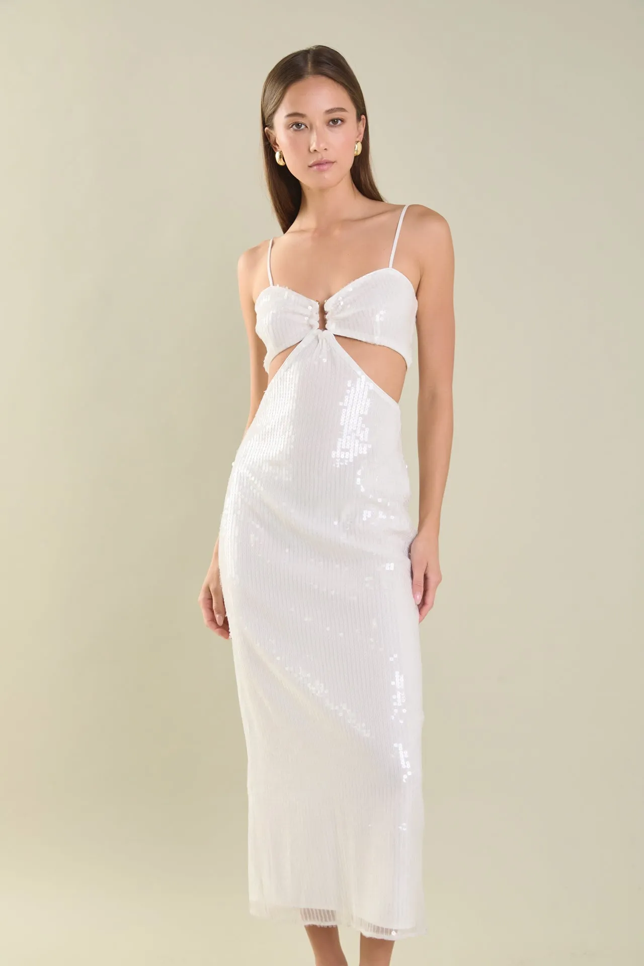 Emma Sequin Cut Out Midi Dress sold by Endless Rose product image thumbnail 5