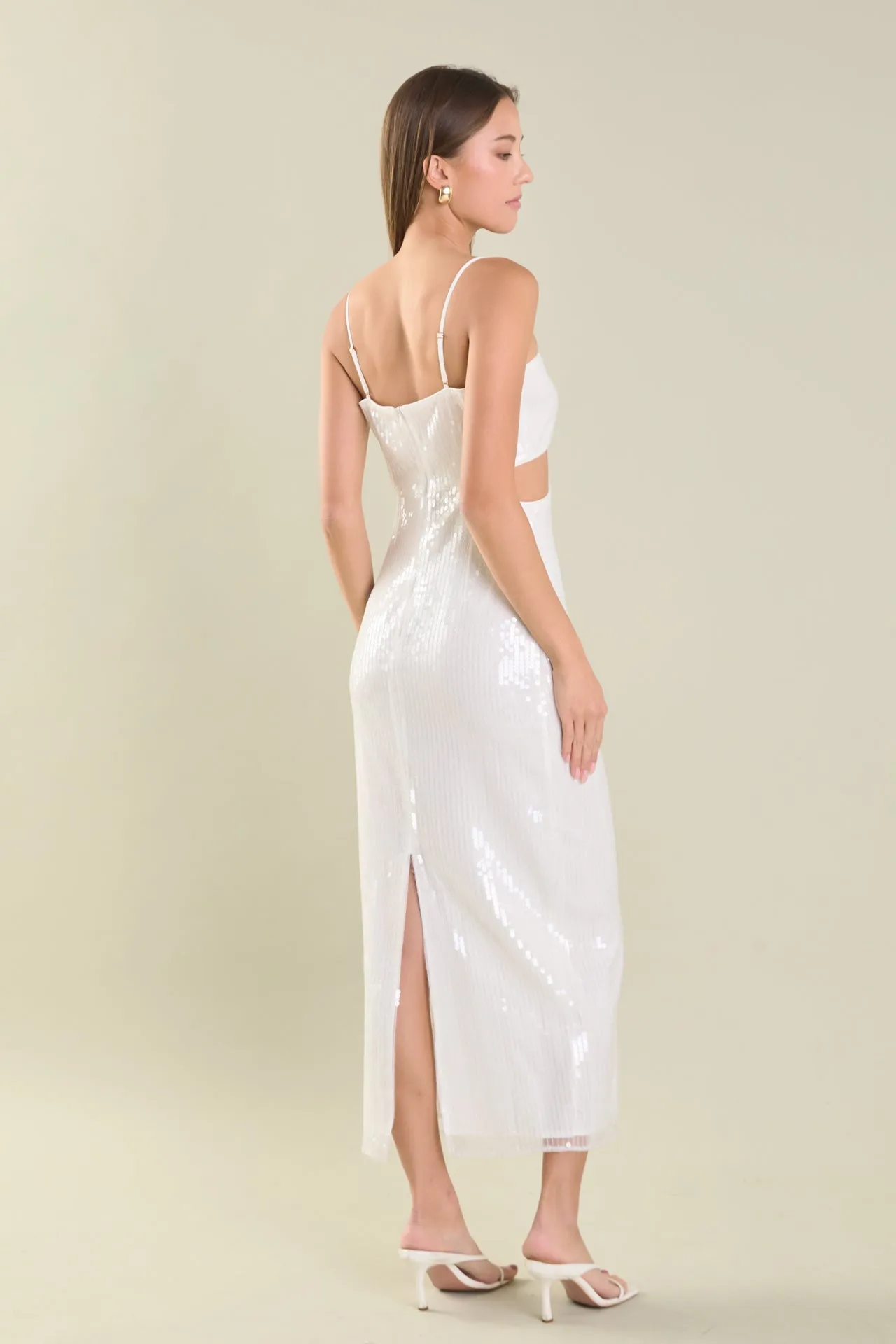 Emma Sequin Cut Out Midi Dress sold by Endless Rose product image thumbnail 4