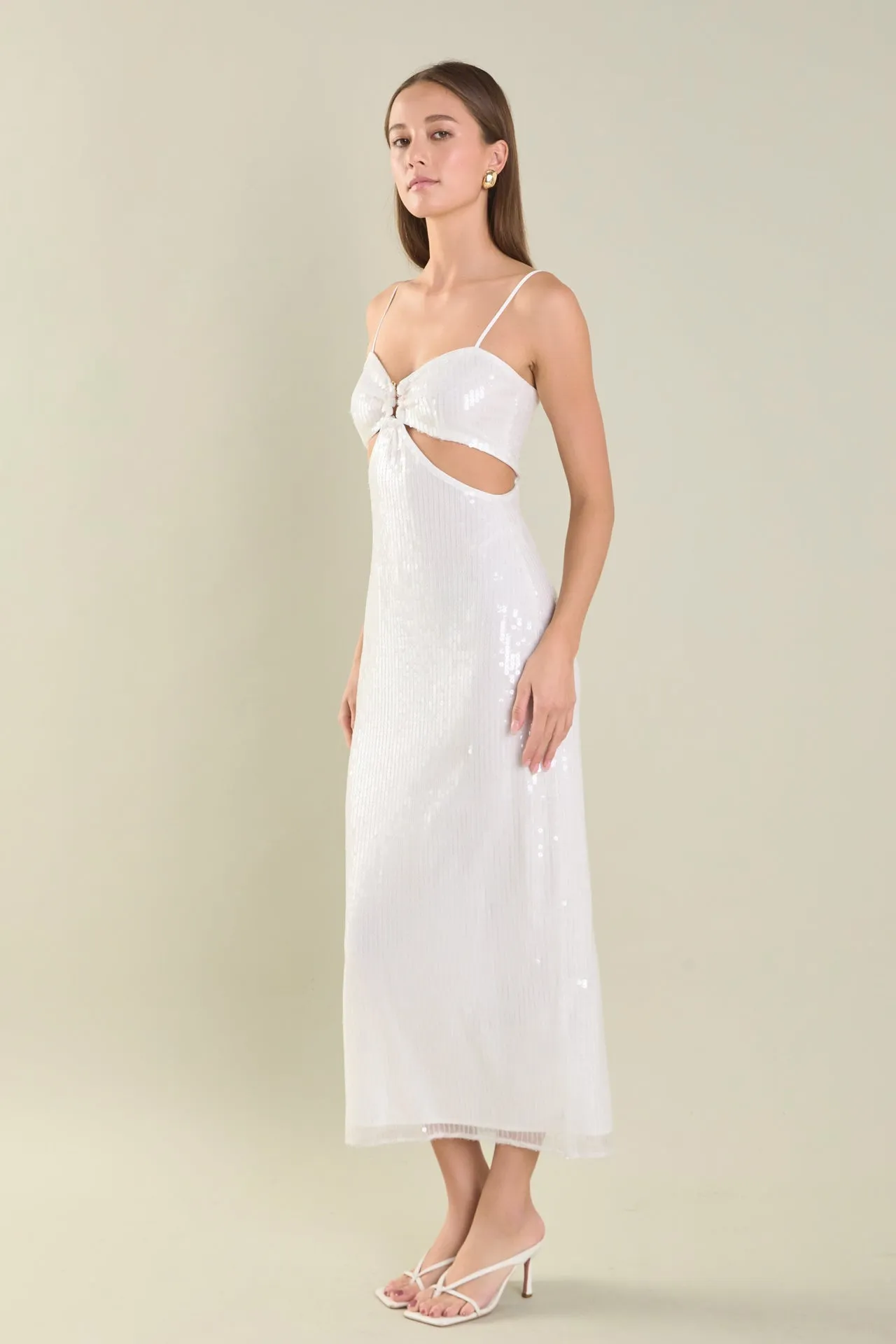 Emma Sequin Cut Out Midi Dress sold by Endless Rose product image thumbnail 3