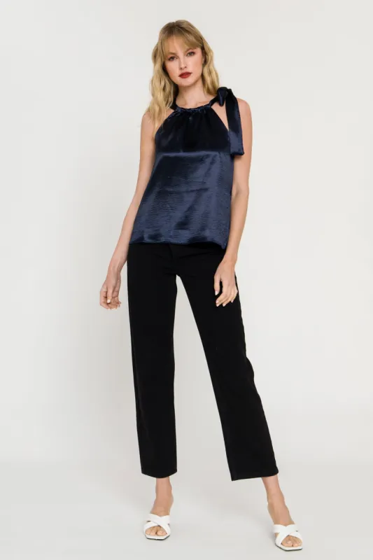 Satin Halter Neck Tank Top sold by Endless Rose
