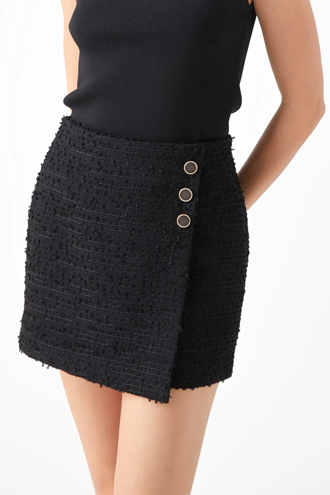 Tweed Mini Skirt sold by Endless Rose product image thumbnail 2