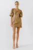 PU Fitted Mini Dress sold by Endless Rose