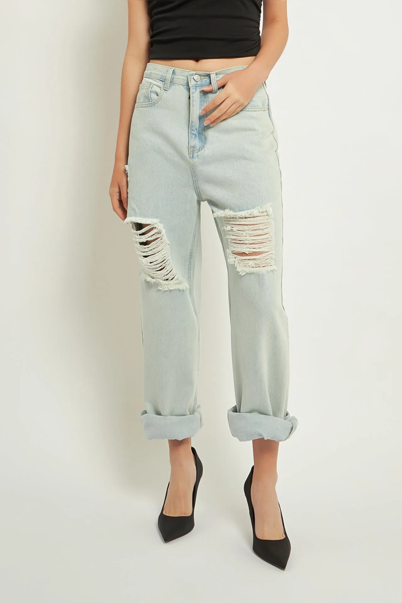 Destroyed Jeans sold by Endless Rose product image thumbnail 2
