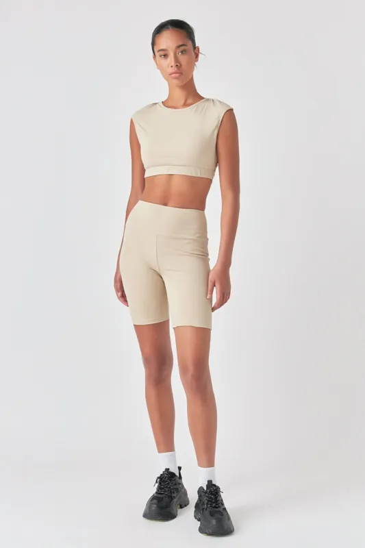 Strappy Back Crop Top sold by Endless Rose