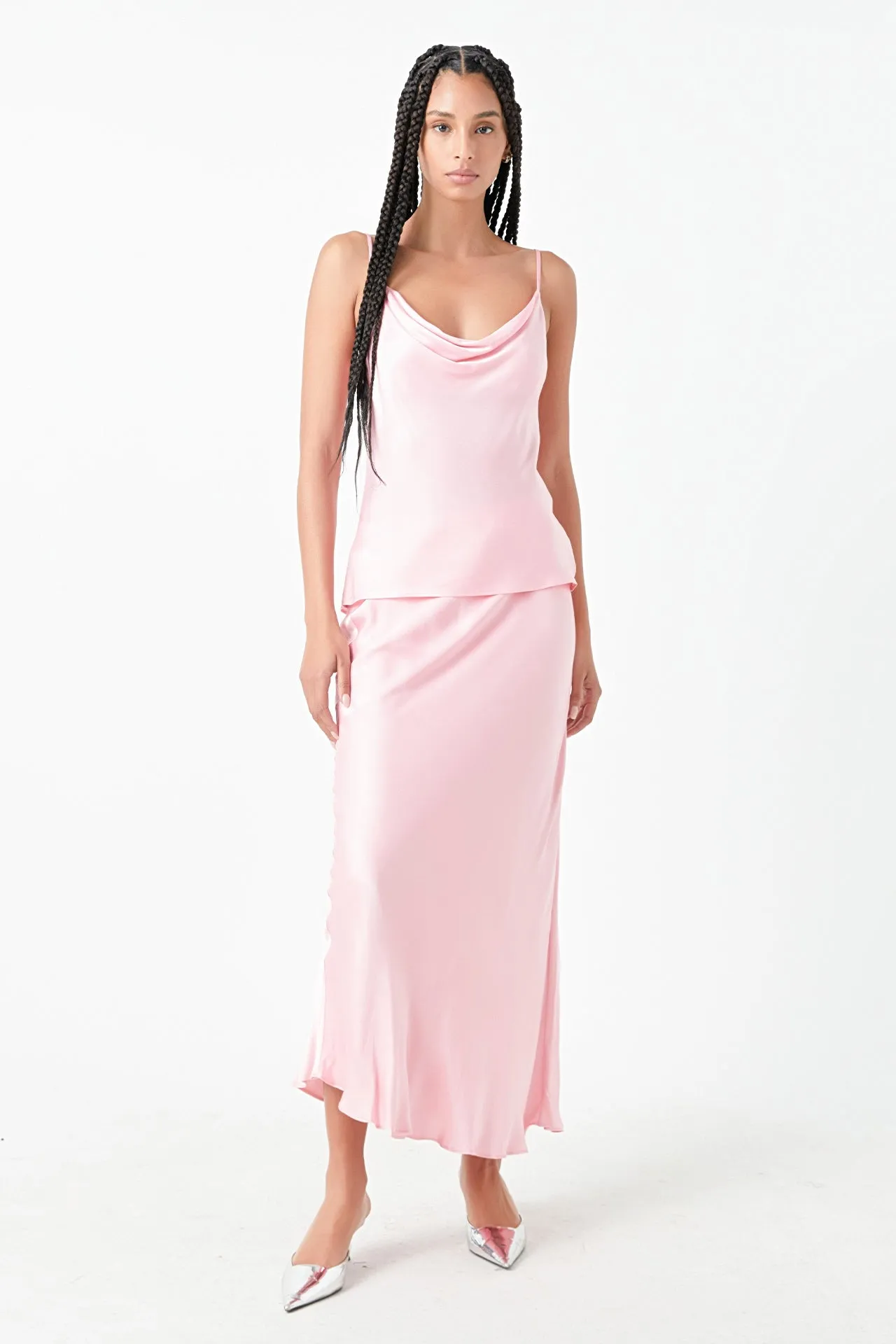 Satin Cowl Neck Top sold by Endless Rose product image thumbnail 2