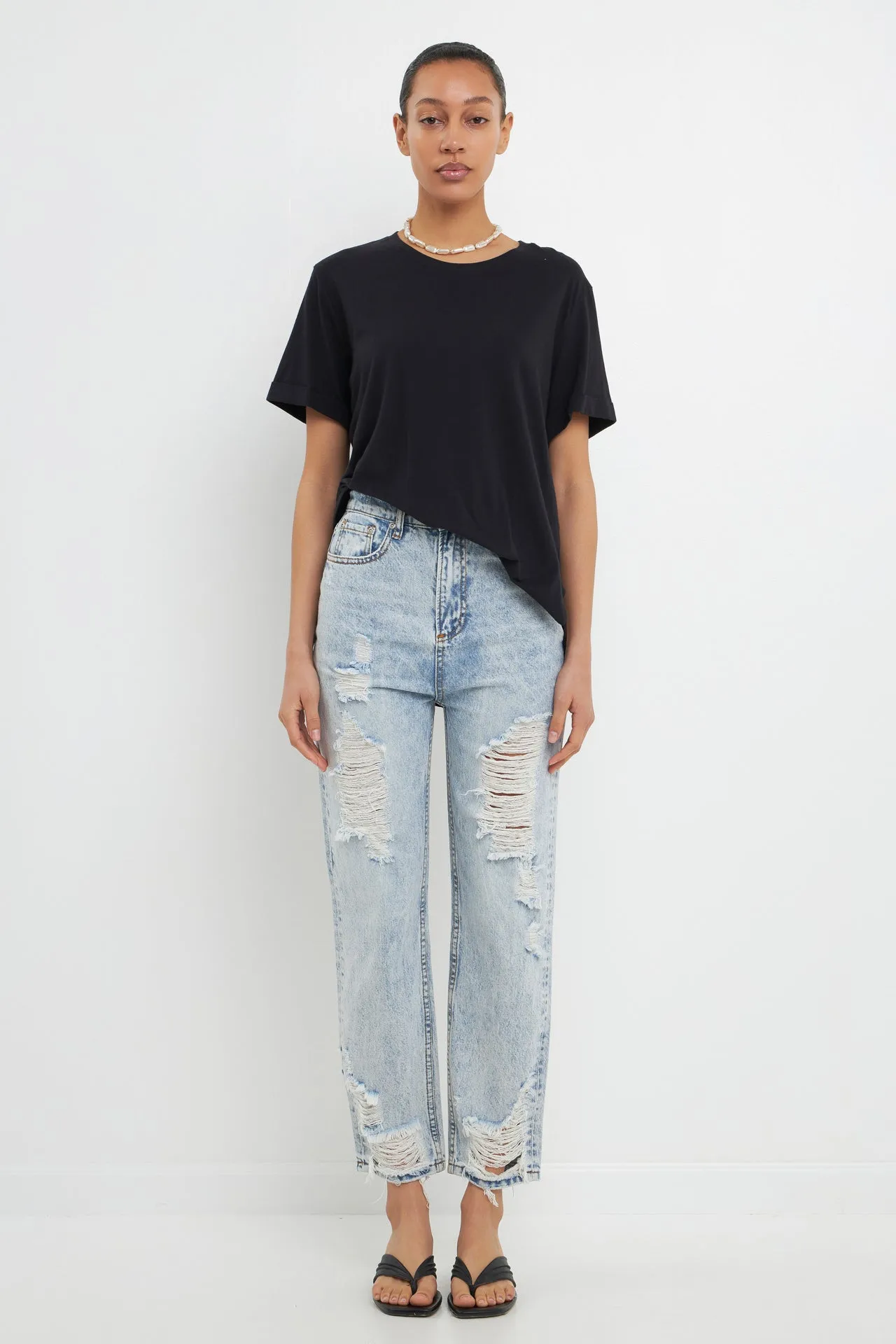 Classic Boyfriend Tee sold by Endless Rose product image thumbnail 2