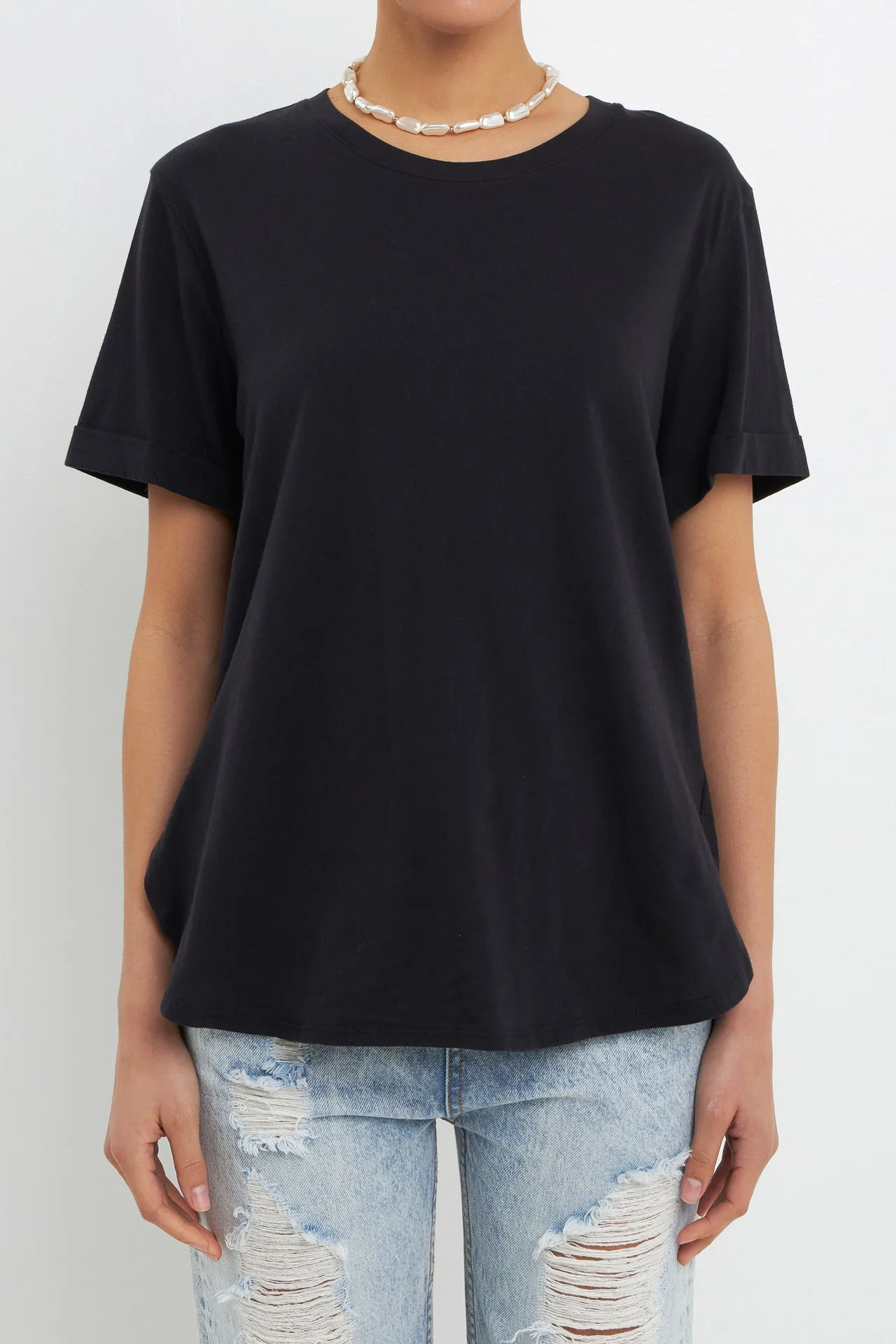 Classic Boyfriend Tee sold by Endless Rose product image thumbnail 3