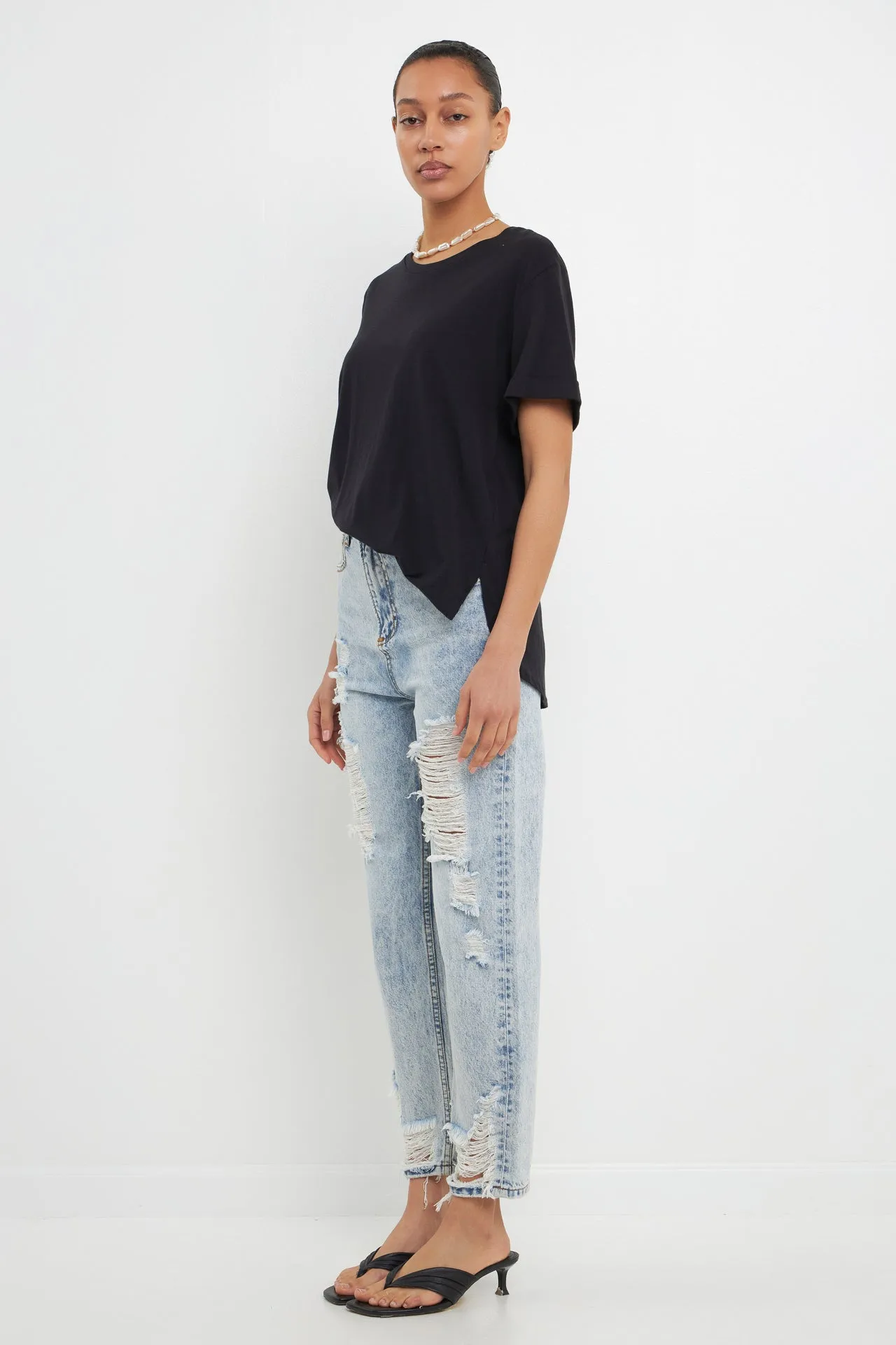 Classic Boyfriend Tee sold by Endless Rose product image thumbnail 4