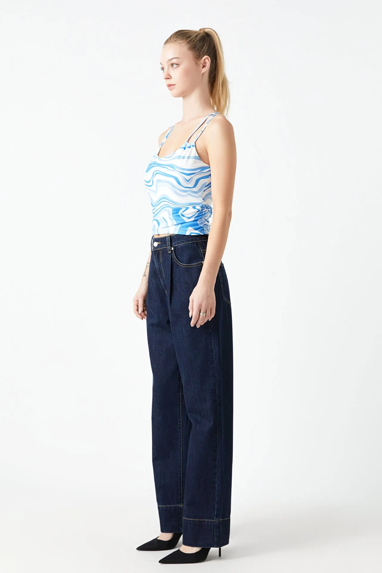 Marble Print Knit Top sold by Endless Rose product image thumbnail 4