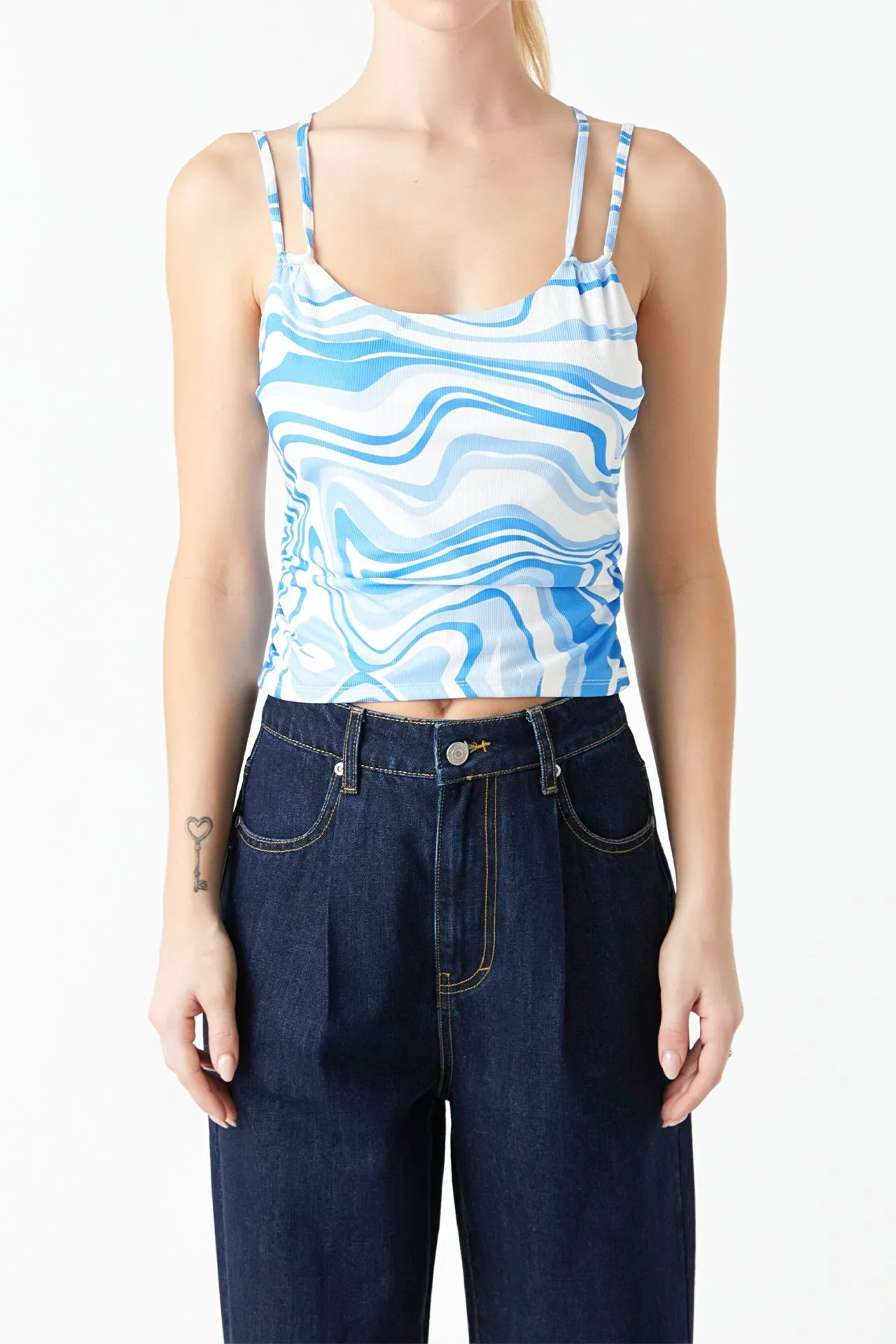 Marble Print Knit Top sold by Endless Rose product image thumbnail 3