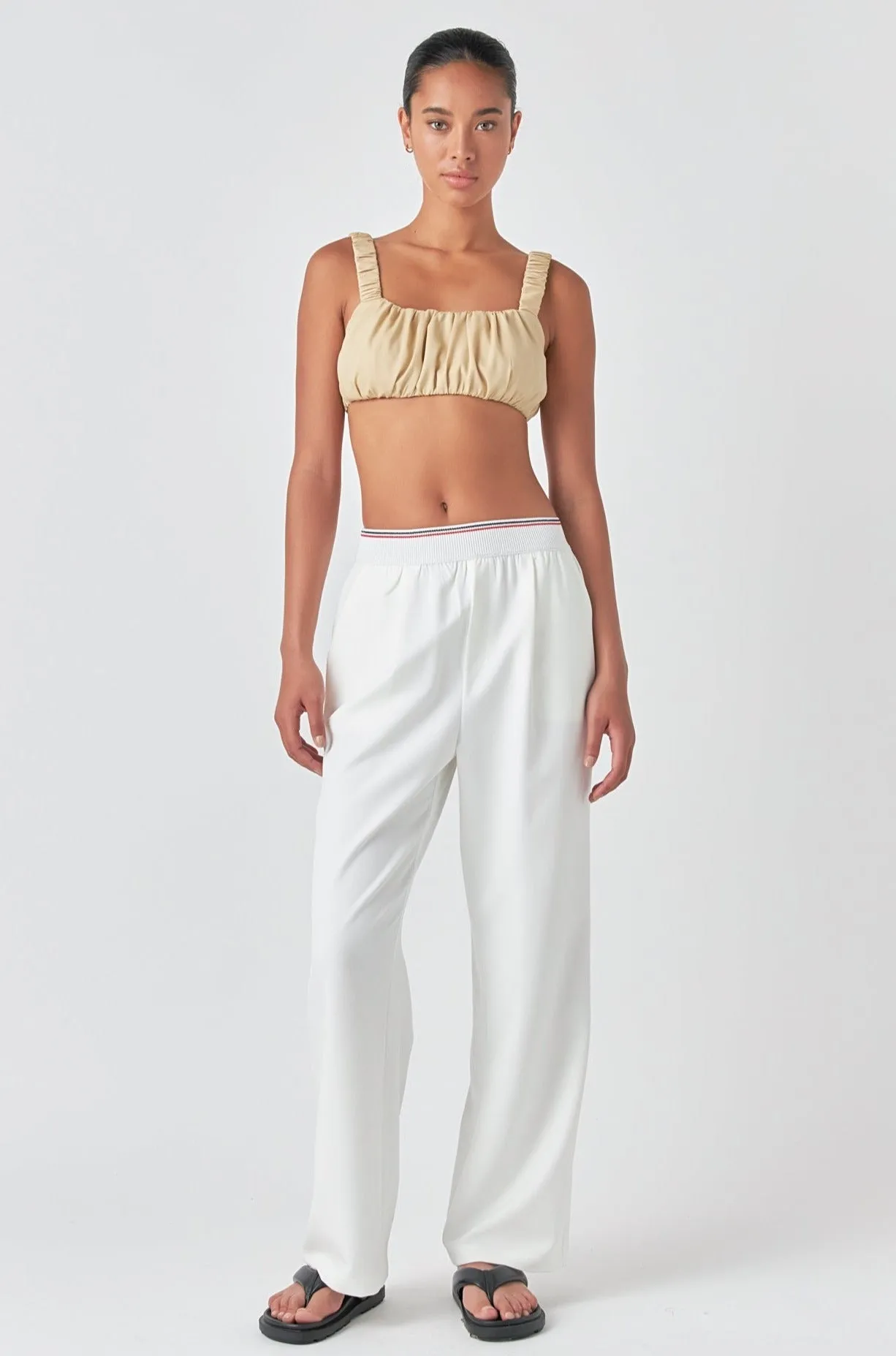 Elastic Trim Wide Pants sold by Endless Rose product image thumbnail 5