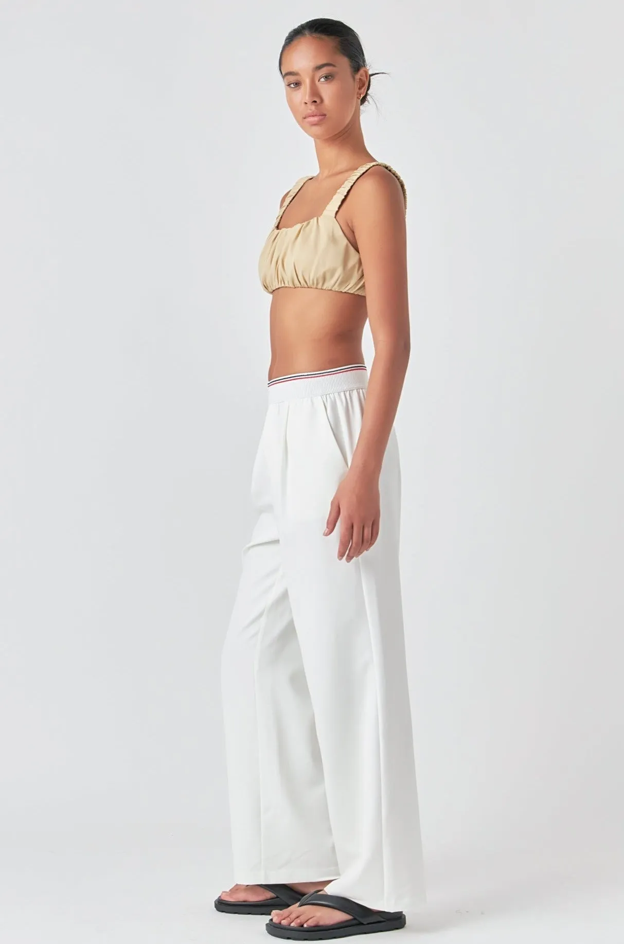 Elastic Trim Wide Pants sold by Endless Rose product image thumbnail 3