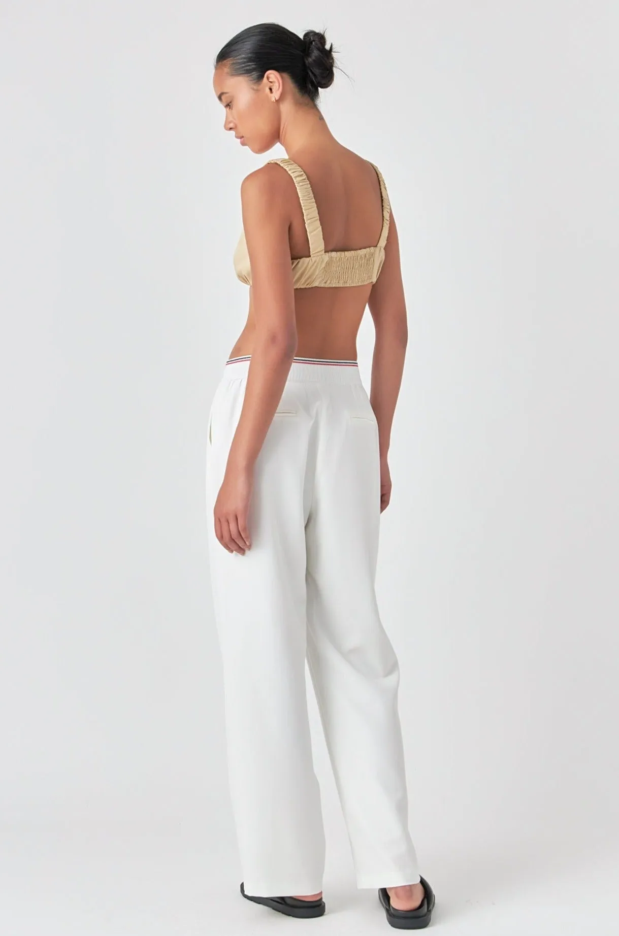 Elastic Trim Wide Pants sold by Endless Rose product image thumbnail 4