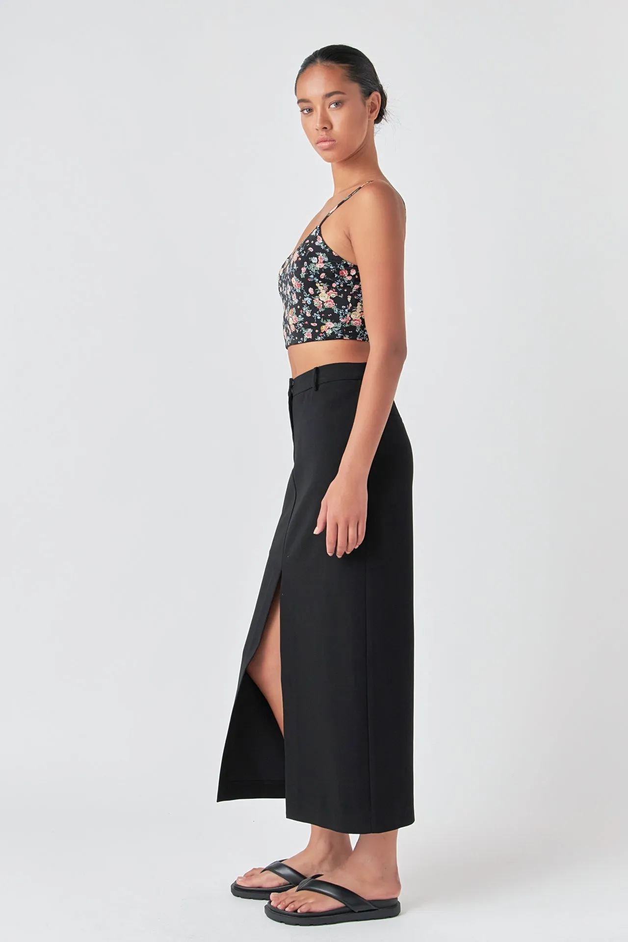 Floral Cropped Tank sold by Endless Rose product image thumbnail 4