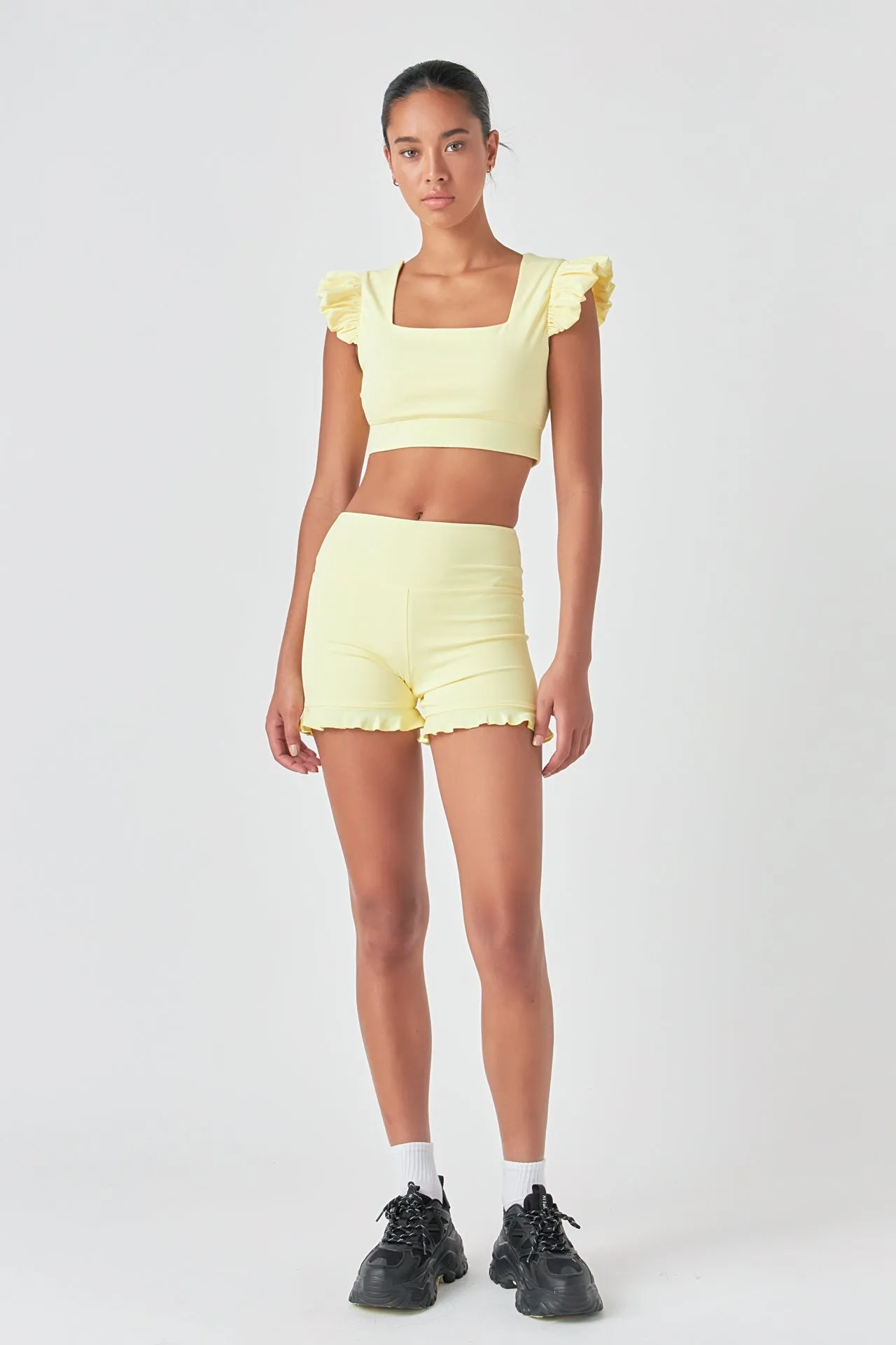 Puff Sleeve Crop Top sold by Endless Rose product image thumbnail 3