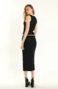 Knit Contrast Maxi Skirt sold by Endless Rose