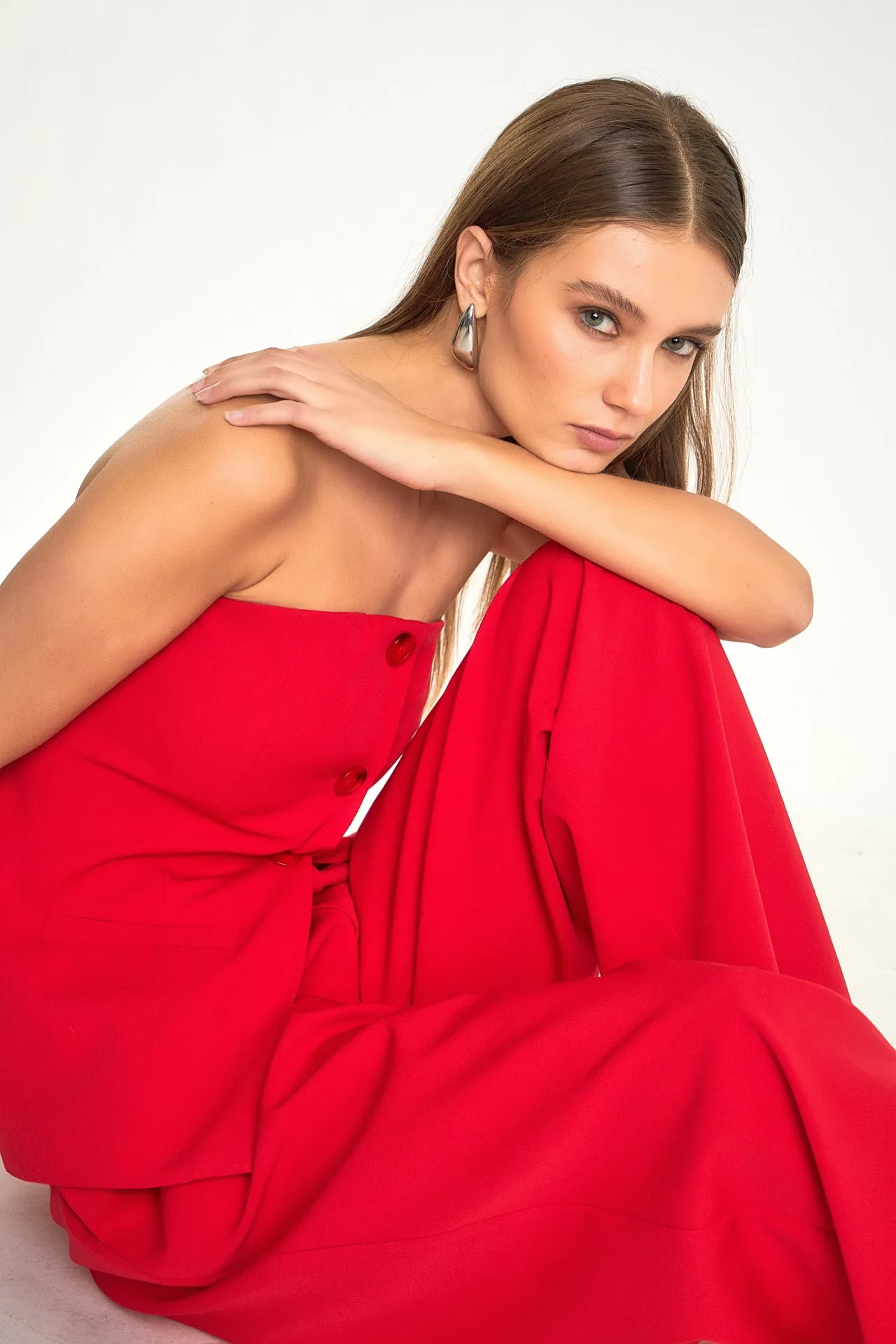 Mid Rise Pleated Wide leg Trousers sold by Endless Rose product image thumbnail 5