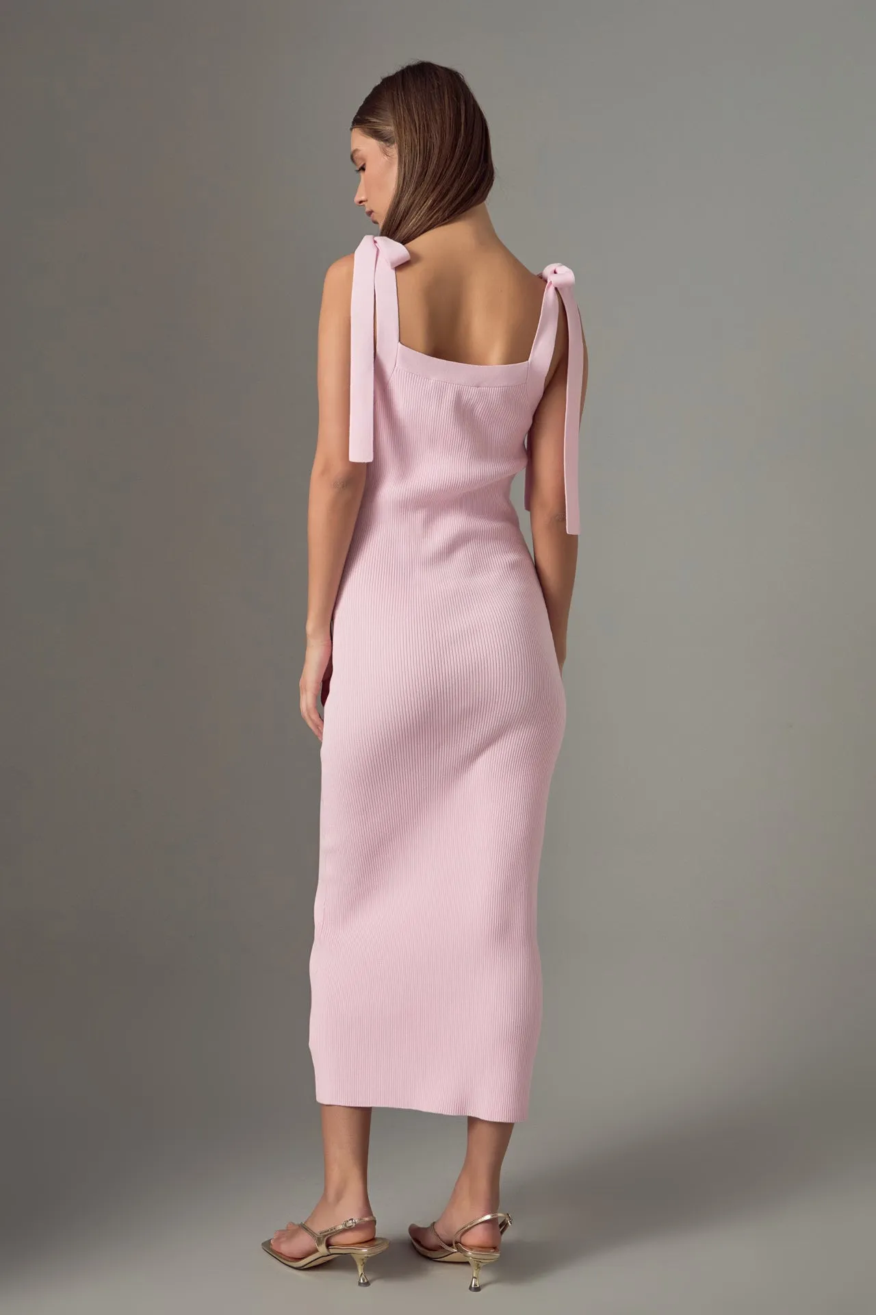 Candace Solid Knit Midi Dress sold by Endless Rose product image thumbnail 4
