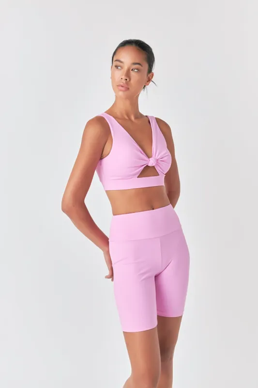 Knotted Cut Out Tank Top sold by Endless Rose