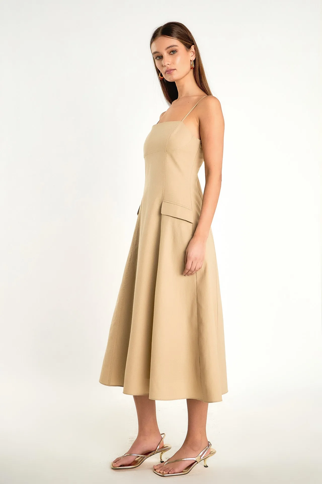 Savannah Linen Sleeveless Maxi Dress sold by Endless Rose product image thumbnail 4