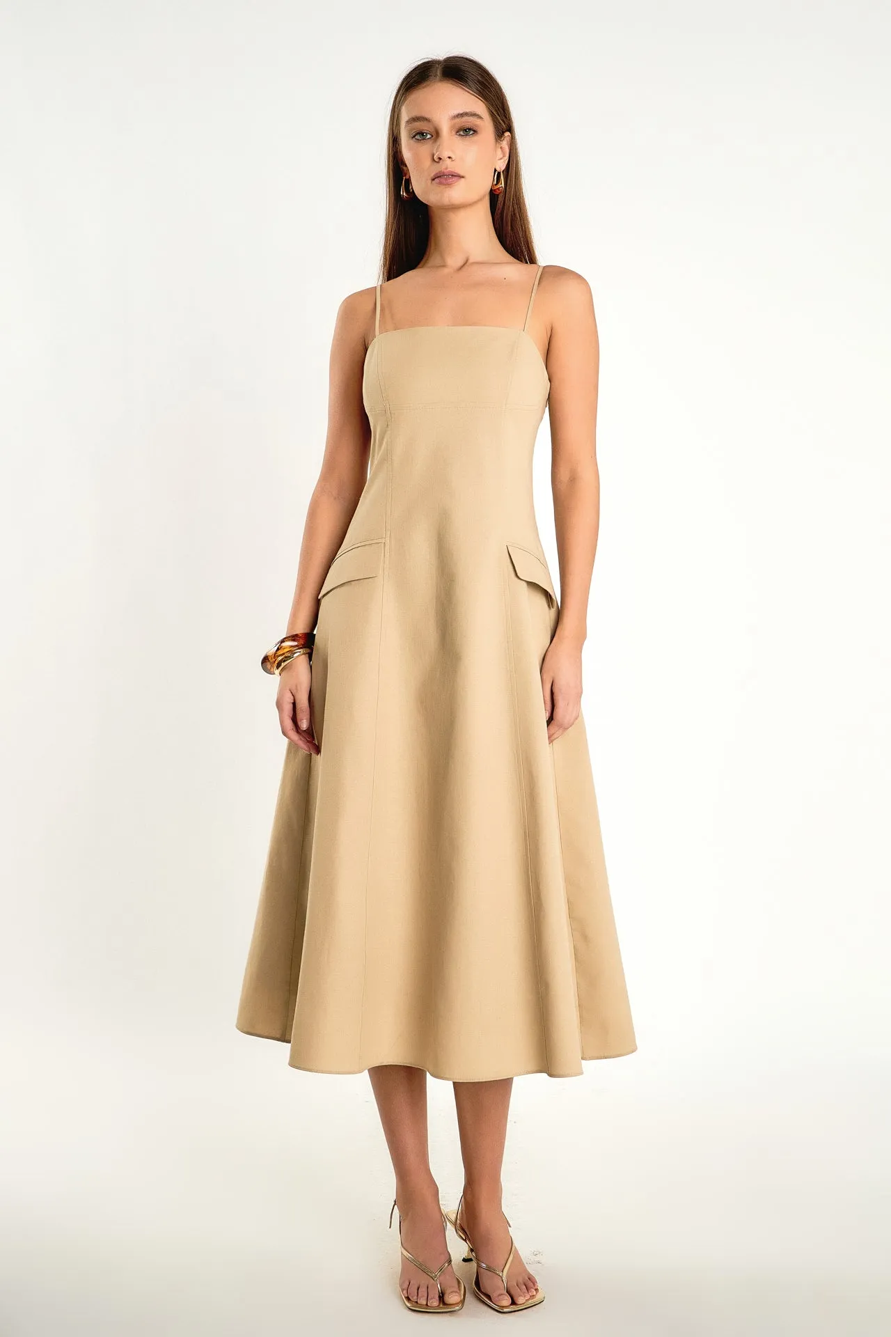 Savannah Linen Sleeveless Maxi Dress sold by Endless Rose product image thumbnail 3