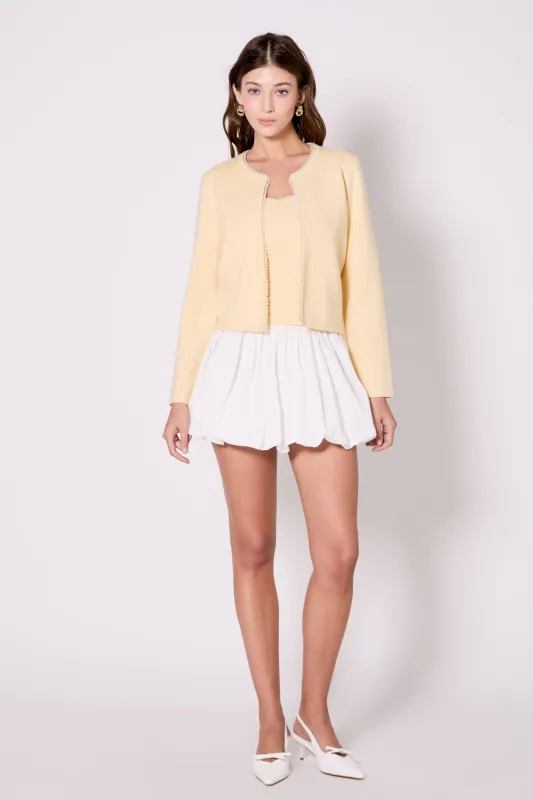 Pearl Trim Knit Cardigan sold by Endless Rose
