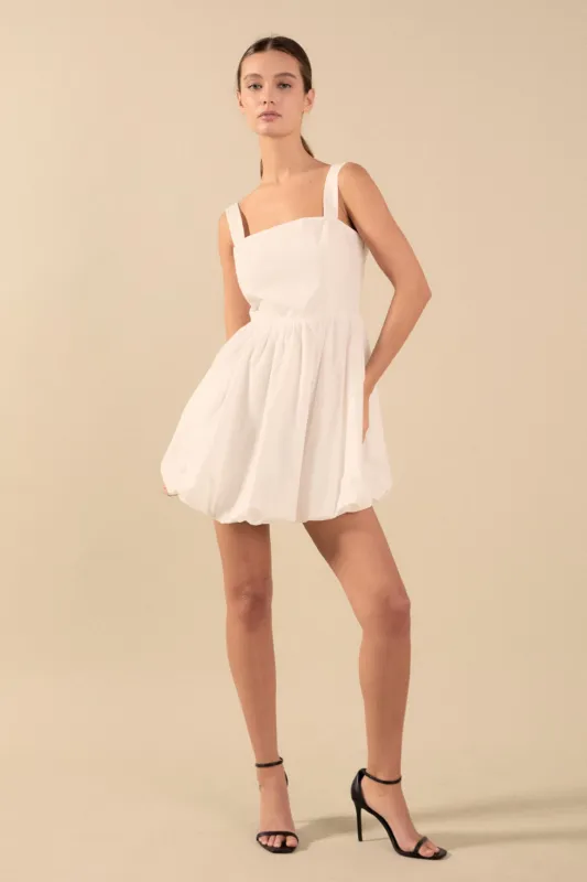 Square neckline shoulder straps mini Dress sold by Endless Rose