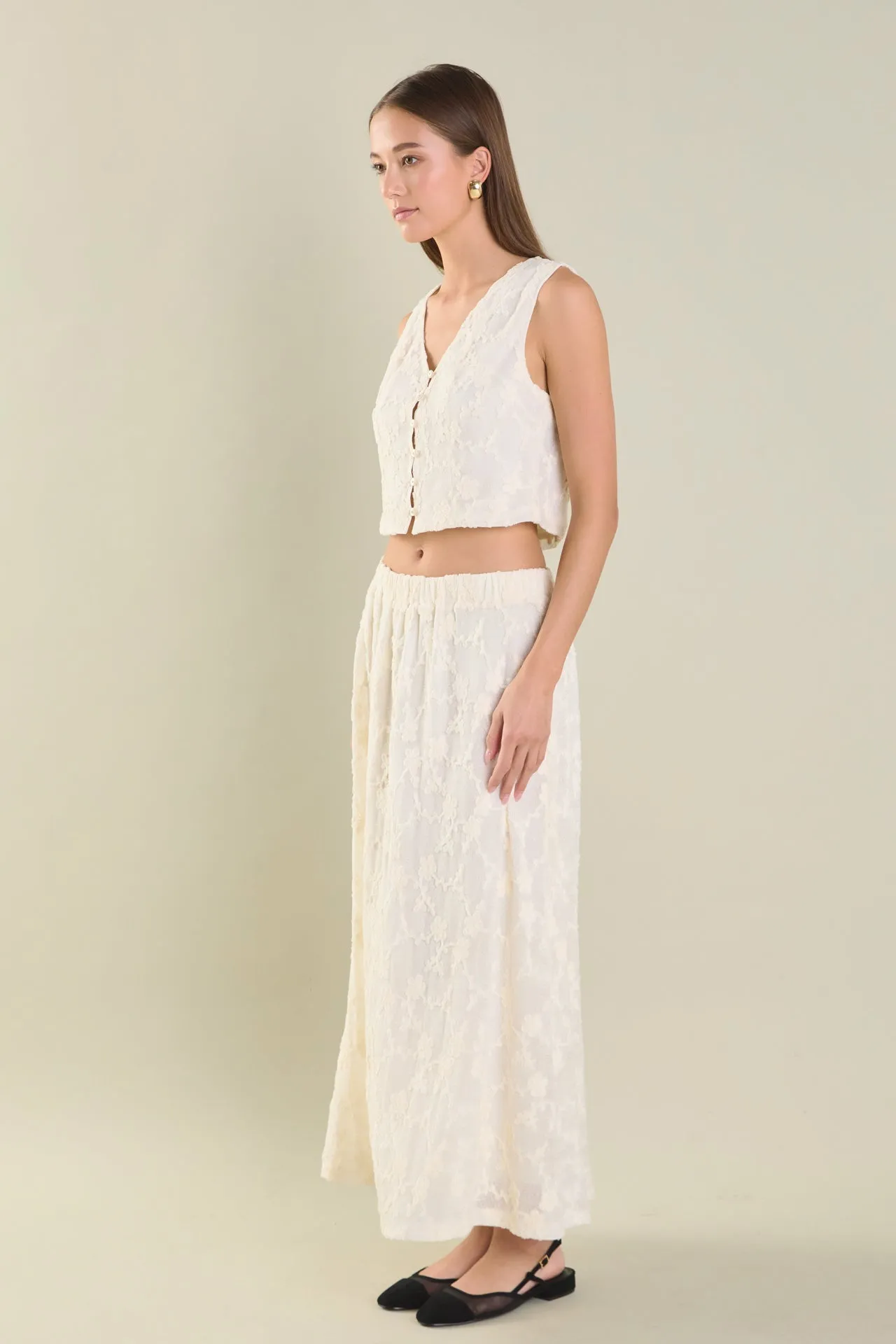 Floral Embroidery Lace Vest sold by Endless Rose product image thumbnail 4