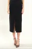 Margaux Front Slit Linen Midi Skirt sold by Endless Rose