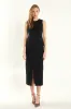 Margaux Front Slit Linen Midi Skirt sold by Endless Rose