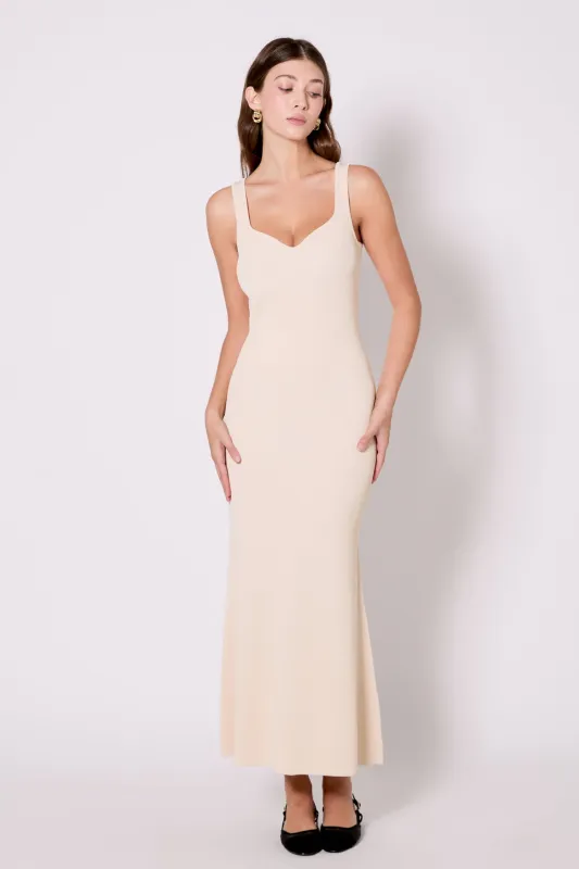 Kendall Sweetheart Neckline Ribbed Knit Maxi sold by Endless Rose