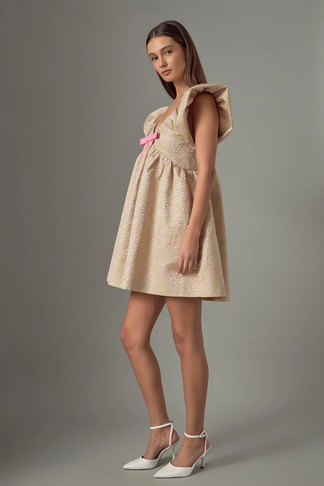 Jacquard Print Mini Dress sold by Endless Rose product image thumbnail 3