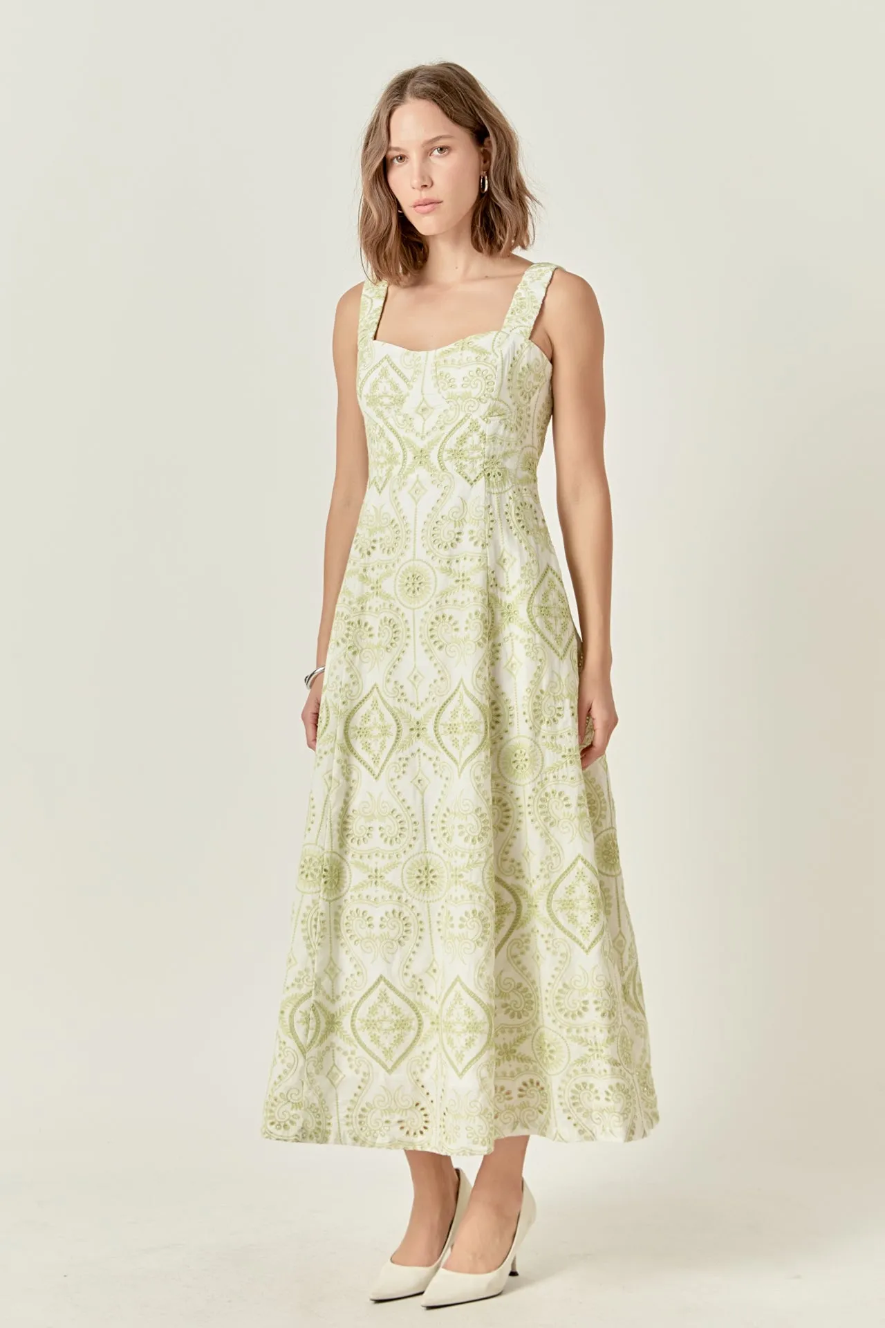 Eyelet Maxi Dress sold by Endless Rose product image thumbnail 3