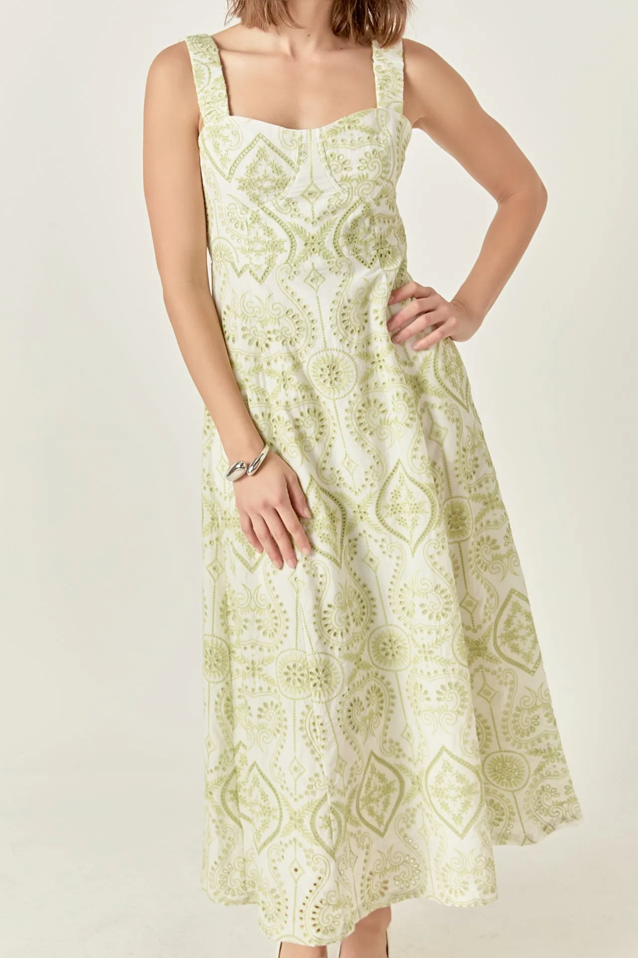 Eyelet Maxi Dress sold by Endless Rose product image thumbnail 2