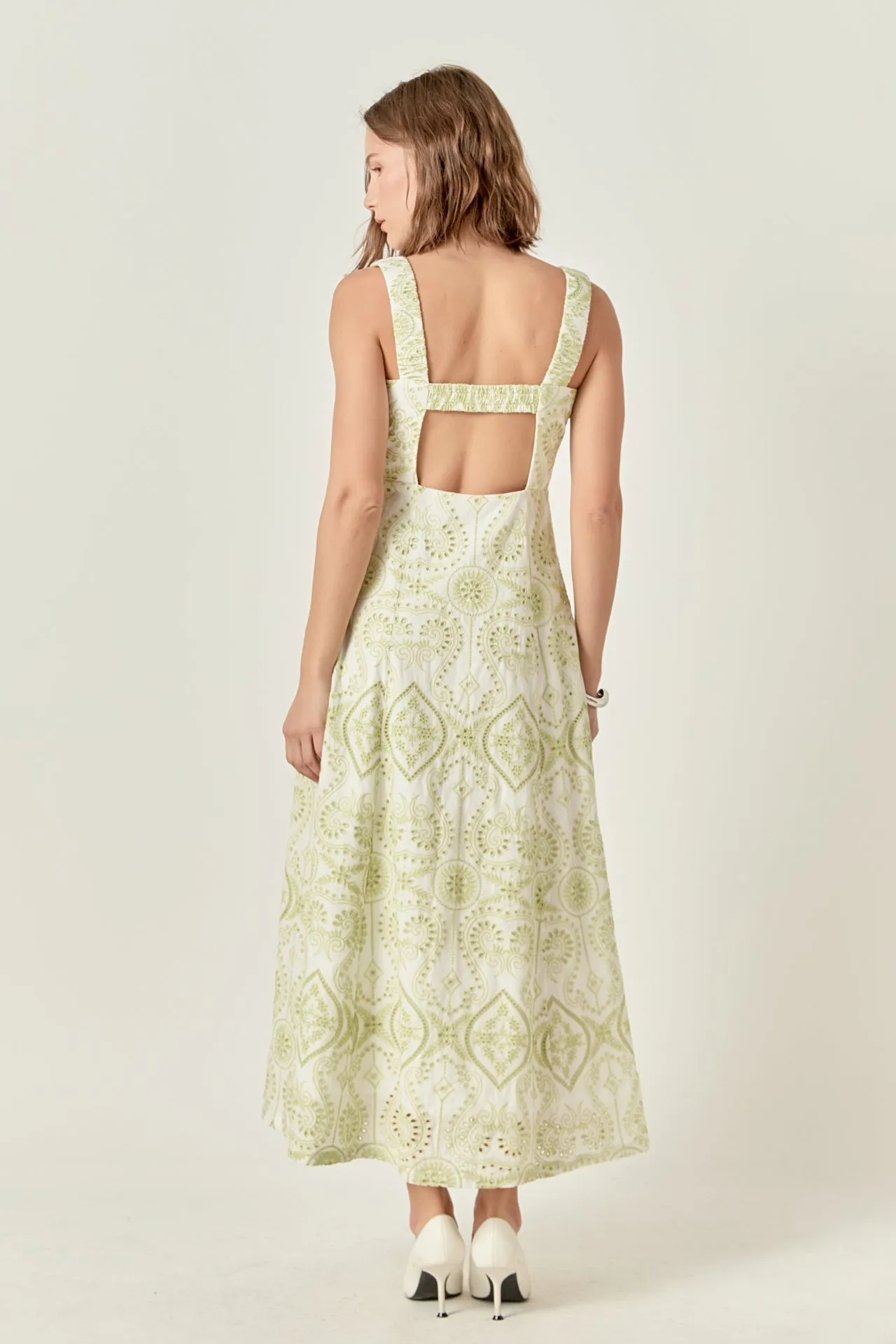 Eyelet Maxi Dress sold by Endless Rose product image thumbnail 4