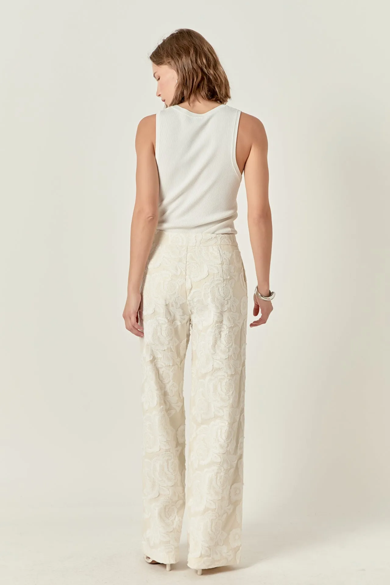 Floral Embroidered Relaxed Pants sold by Endless Rose product image thumbnail 4