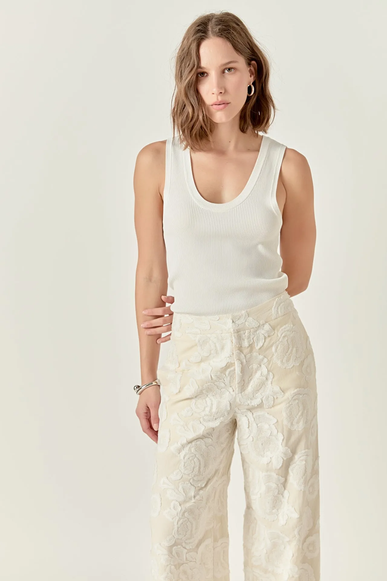 Floral Embroidered Relaxed Pants sold by Endless Rose product image thumbnail 5