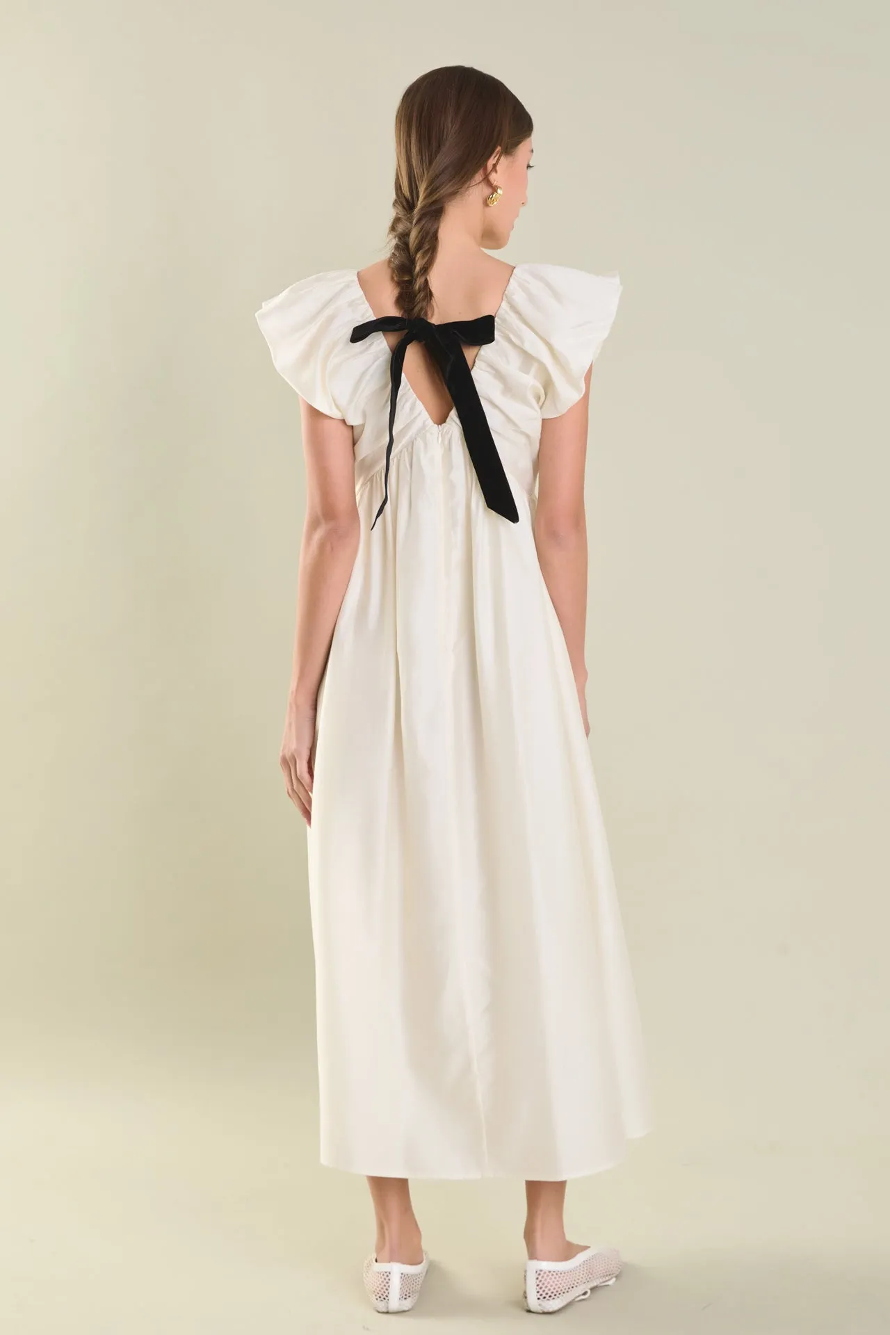 Bow Tie Midi Dress sold by Endless Rose product image thumbnail 4