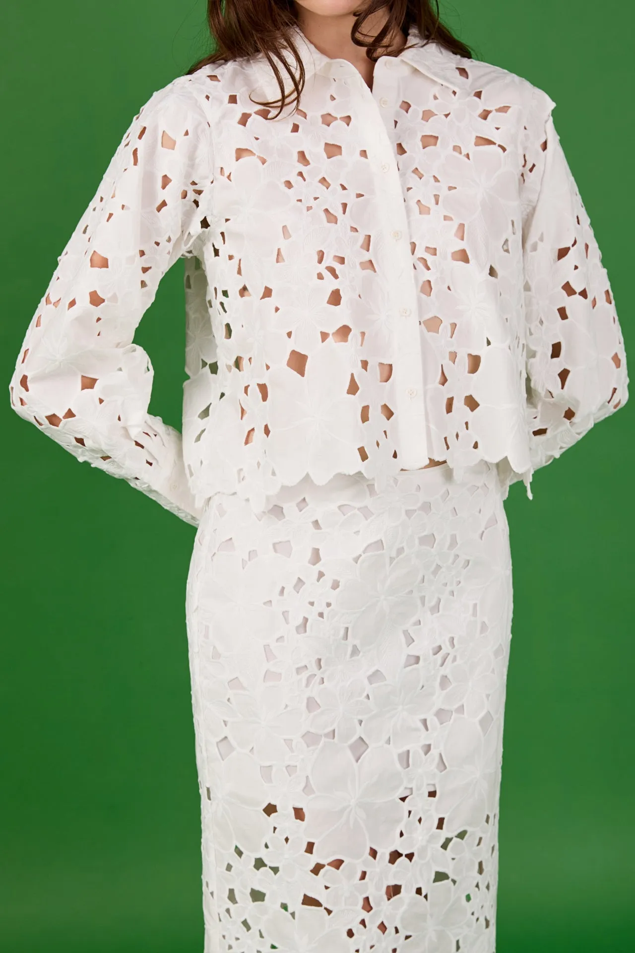 Lace Button-Up Top sold by Endless Rose product image thumbnail 2