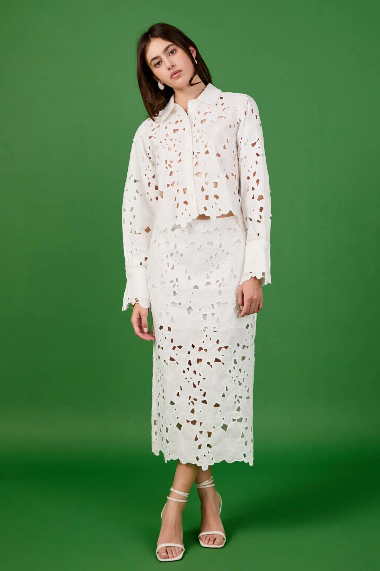 Lace Button-Up Top sold by Endless Rose product image thumbnail 3