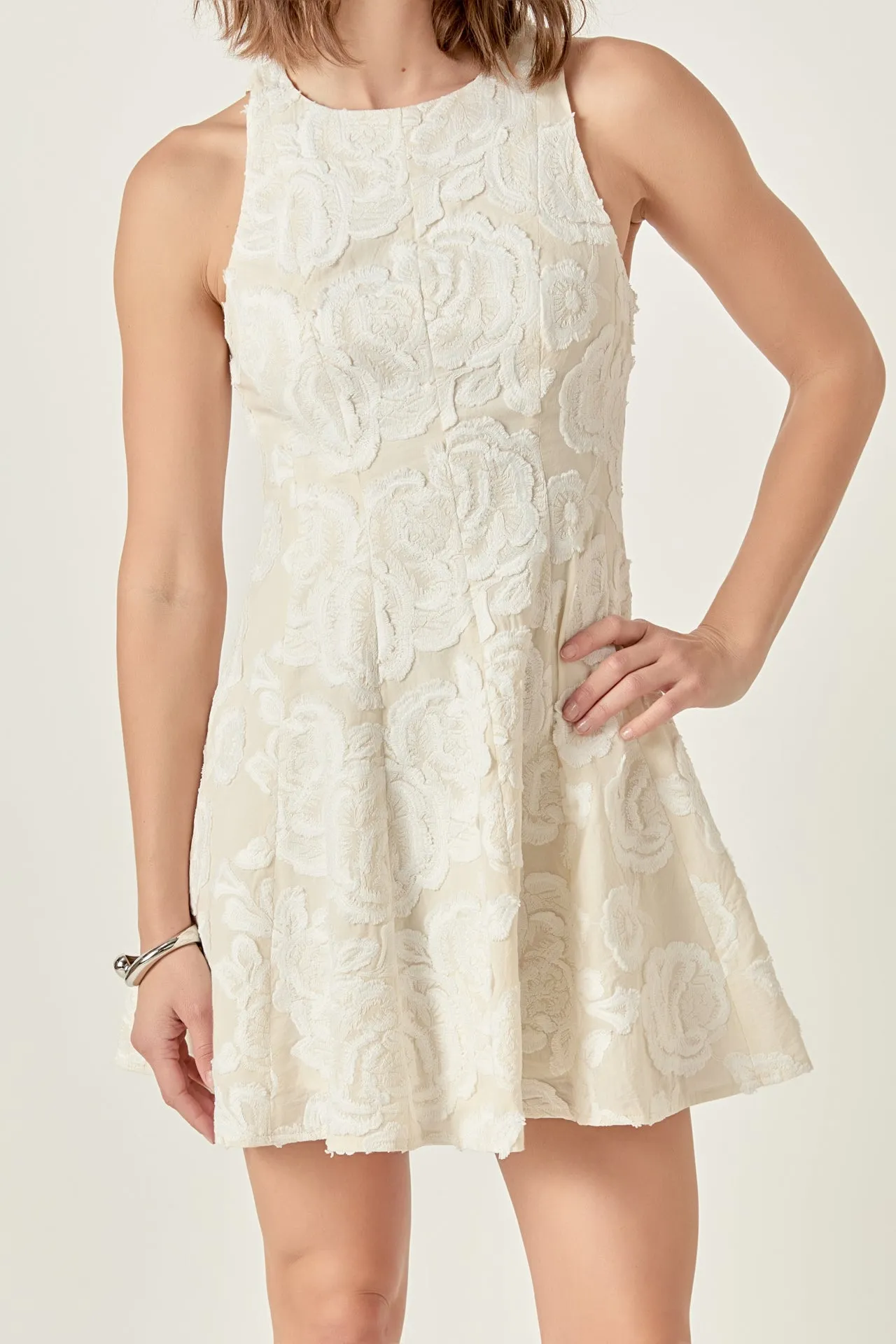Floral Embroidered Mini Dress sold by Endless Rose product image thumbnail 2