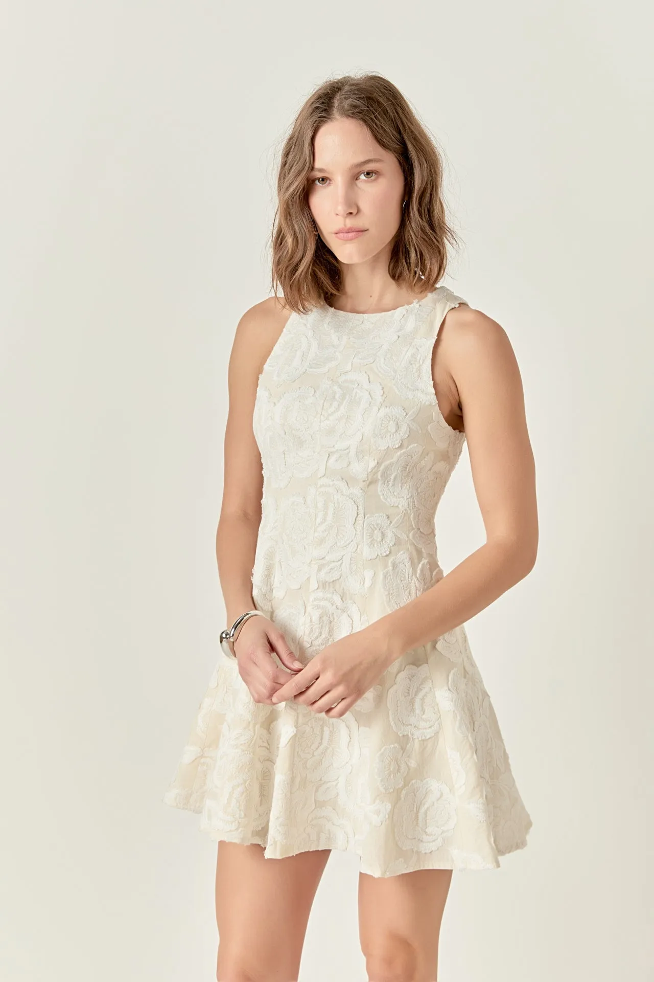 Floral Embroidered Mini Dress sold by Endless Rose product image thumbnail 5