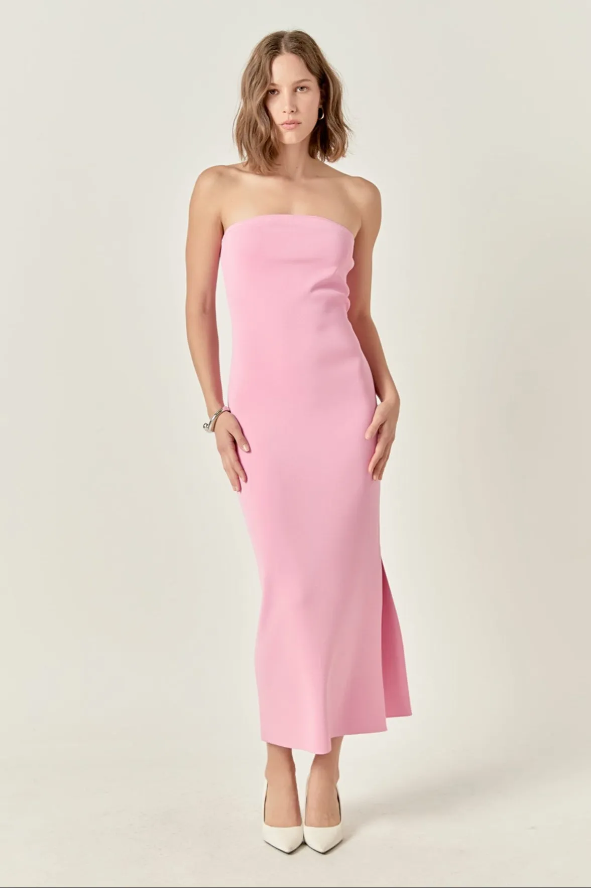 Curved Knit Midi Dress sold by Endless Rose