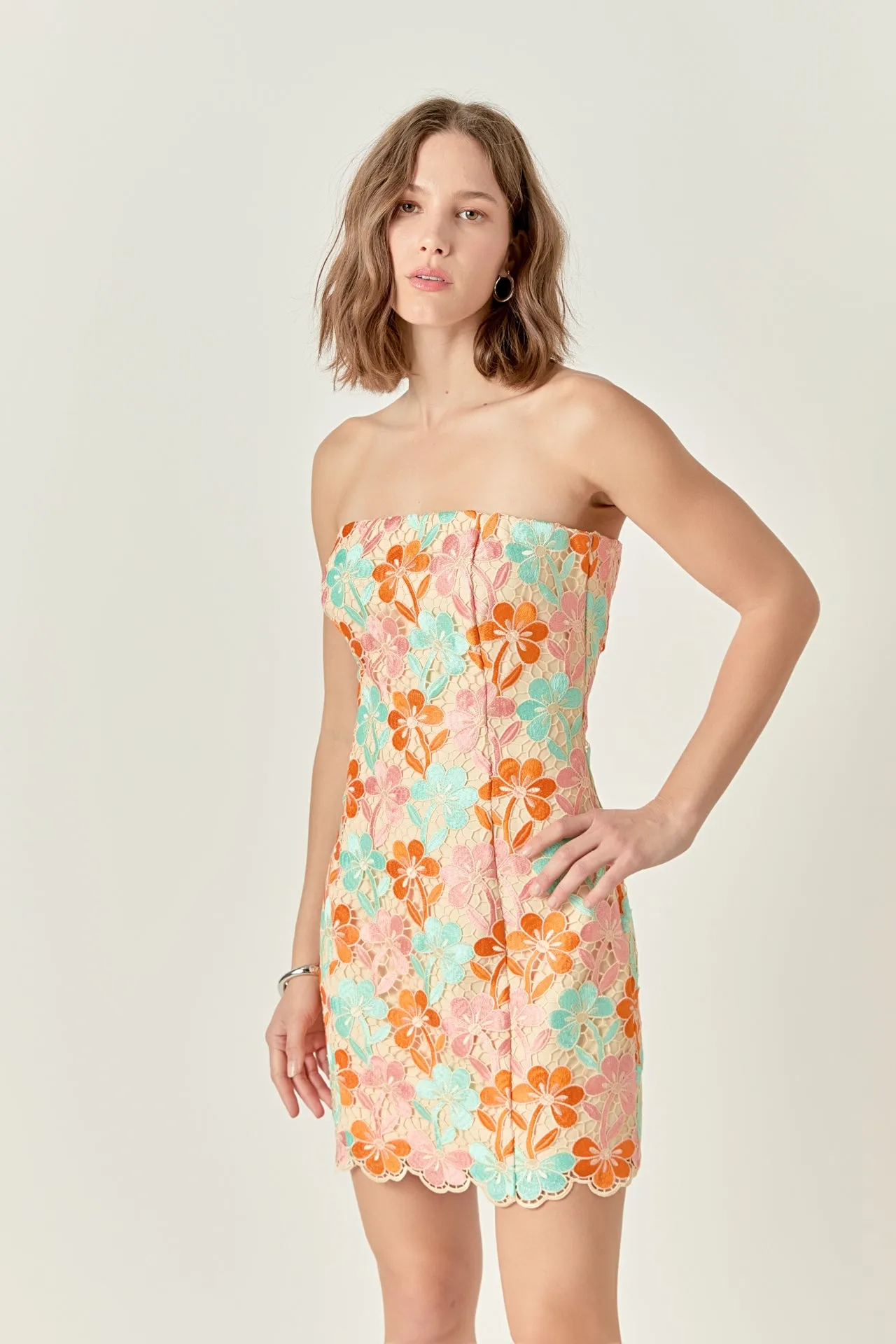 Rhinestone Lace Dress sold by Endless Rose product image thumbnail 5