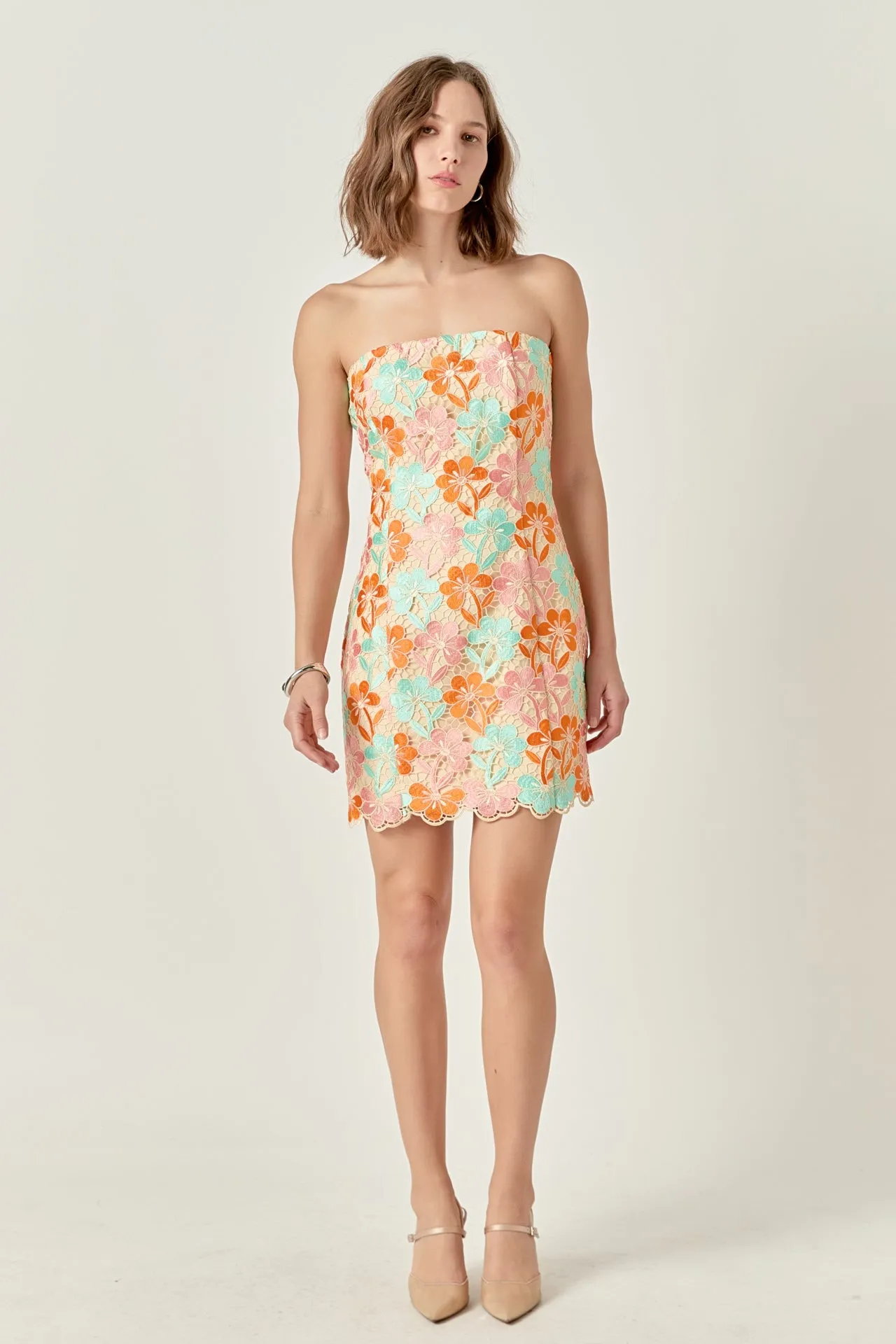 Rhinestone Lace Dress sold by Endless Rose