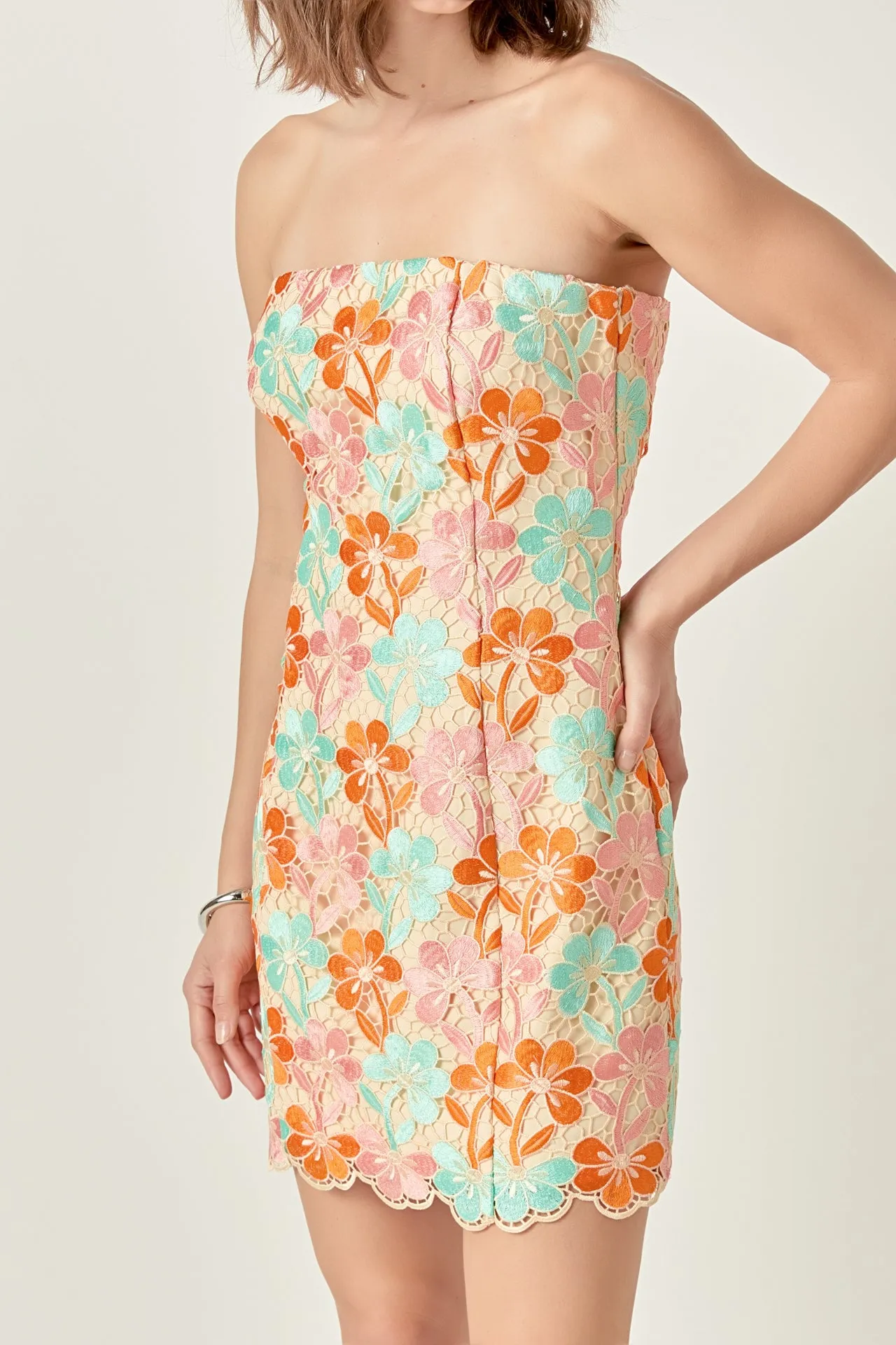 Rhinestone Lace Dress sold by Endless Rose product image thumbnail 2