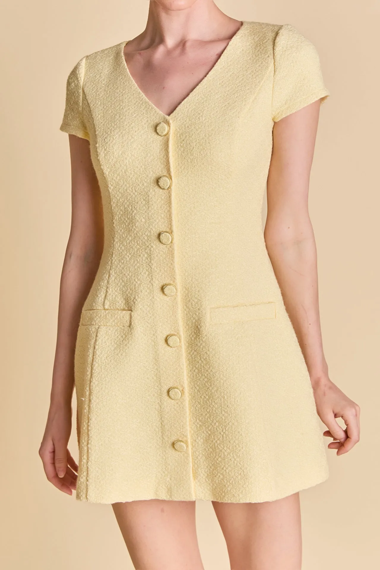 Tweed A Line Mini Dress sold by Endless Rose product image thumbnail 2