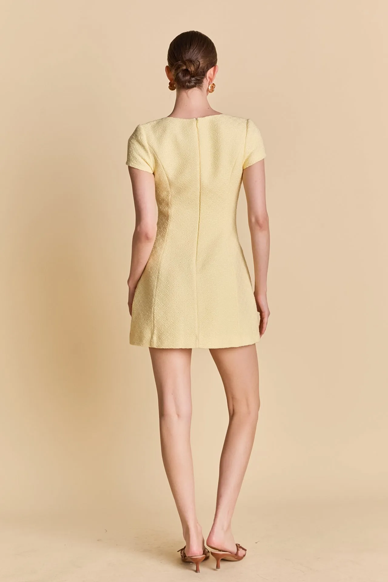 Tweed A Line Mini Dress sold by Endless Rose product image thumbnail 4